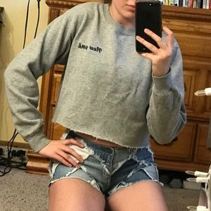 Grey “New York” sweater